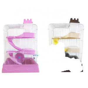 Three floors big castle cage hamster family home hamster house