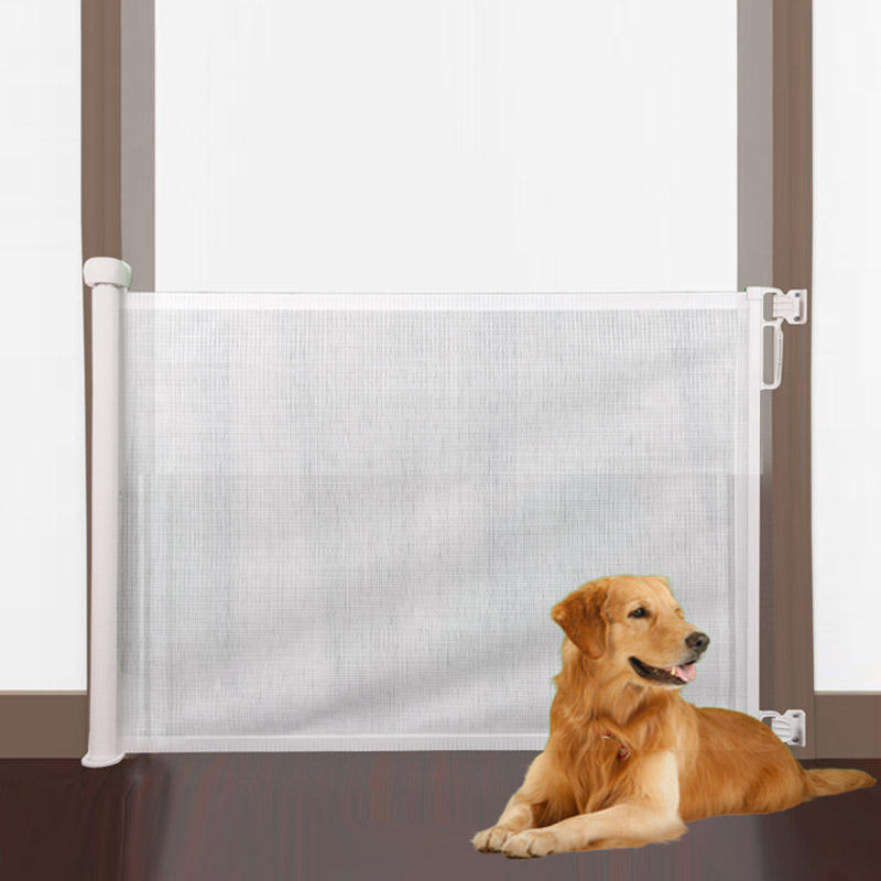 Top High Quality Baby Safety Gate Mesh Fence Barrier Indoor 72 Inch Retractable Safety Gate