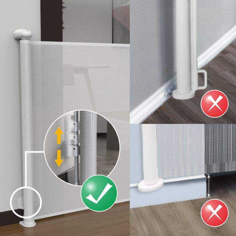 Baby Safety Gate Easy Install Folding Door Protective Baby Safety Gate Pet Safety Gate For Doorways And Stairs