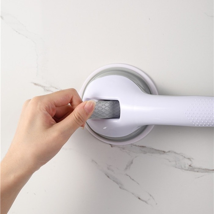 New Bathroom Safety 40cm Hand Grip Strong Sucker Grab Bar Shower Helping Wall Handle For Bathtub