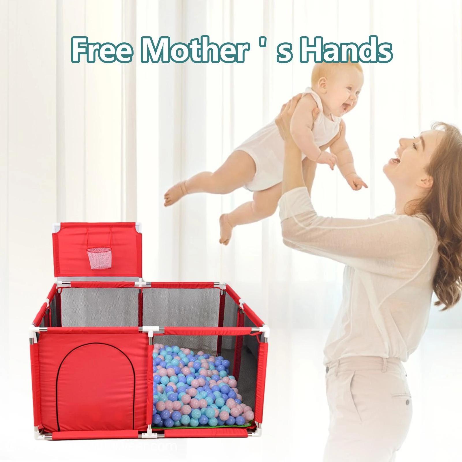 Big Size Luxure Foldable Adult Environmentally Friendly Plastic Baby Playpen Kids Fence