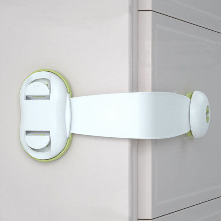 Child Safety Lock Strap Adhesive Cabinet Fridge Drawer Lock Baby Safety Lock In Stock