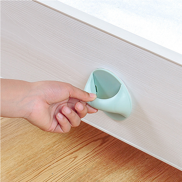 Cabinet Door Window Handle Sticker Convenient Opening Stick-on Handles door handle helper