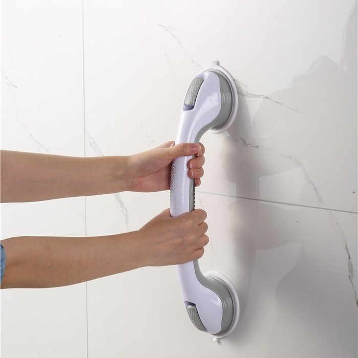 New Bathroom Safety 40cm Hand Grip Strong Sucker Grab Bar Shower Helping Wall Handle For Bathtub