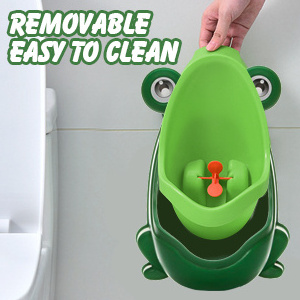 Portable Frog Baby Boy Cute Potty Training Urinal Toilet Vertical Stand