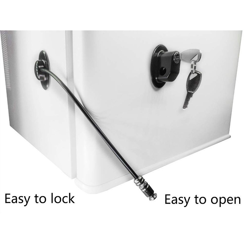 Children's Window Refrigerator Safety Limit Lock with Stainless Steel Key Cylinder.