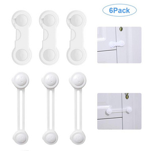 Child Proofing Safety Cabinet Locks (6-Pack), Baby Proof Drawer Locks, Multi-Purpose Locks with Super Strong Adhesive