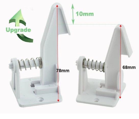 Strong Adhesive babyproof lock latch/Baby Proof Drawers lock latch/Child Safety Sliding Cabinet Locks uw-002