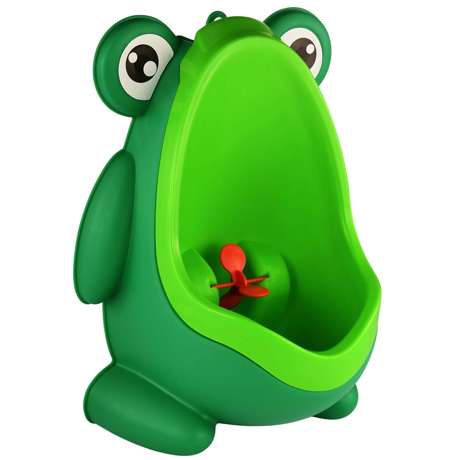 Portable Frog Baby Boy Cute Potty Training Urinal Toilet Vertical Stand