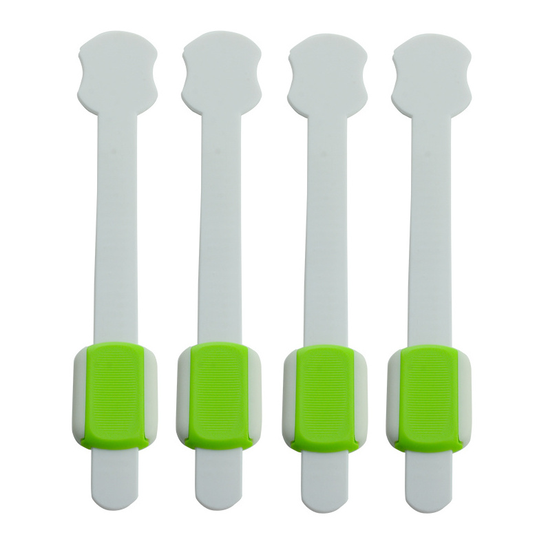 2022 new type adjustable baby safety multifunction straps lock cabinet fridge lock  6 pack uw-095