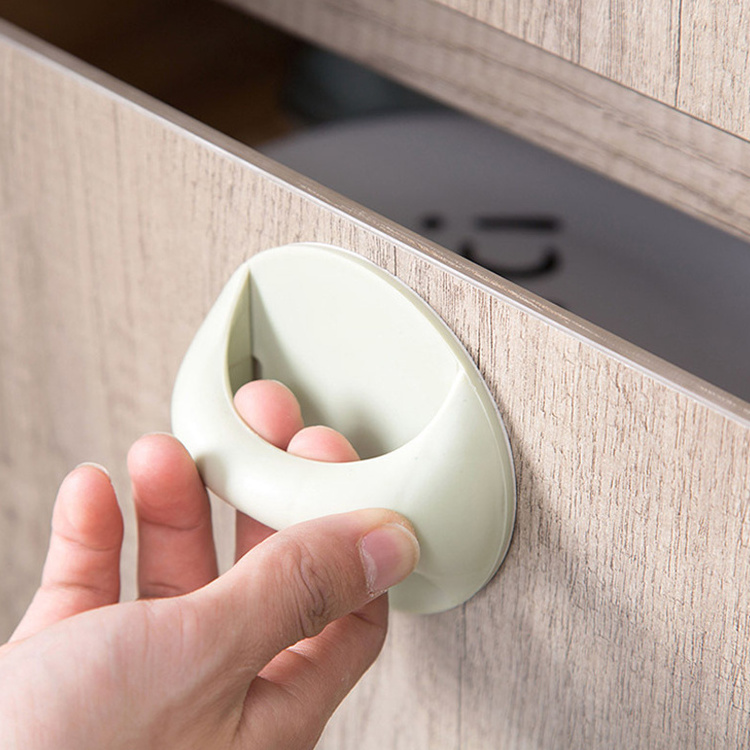 Cabinet Door Window Handle Sticker Convenient Opening Stick-on Handles door handle helper