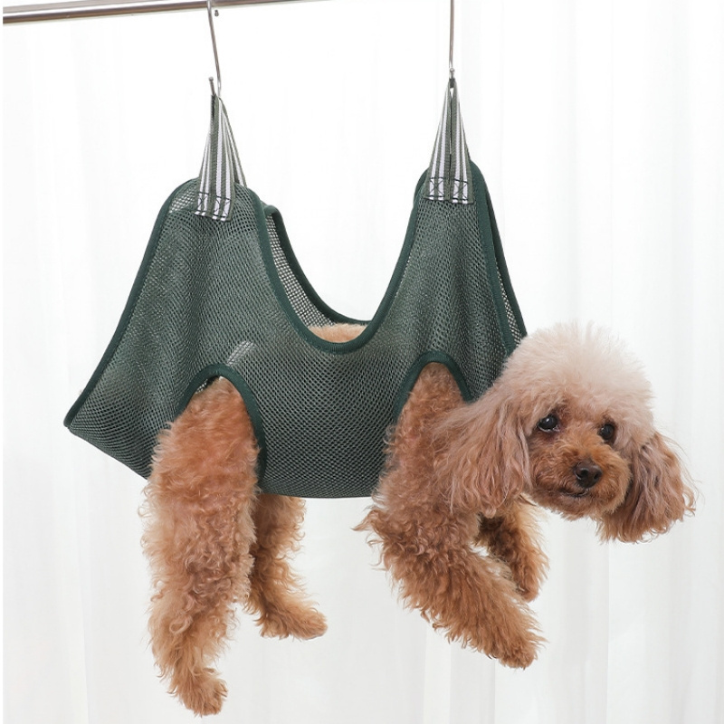 Pet Grooming Tool Grooming Hammock Harness Dog Breathable Pet Cat  Grooming Sling Helper Hammock