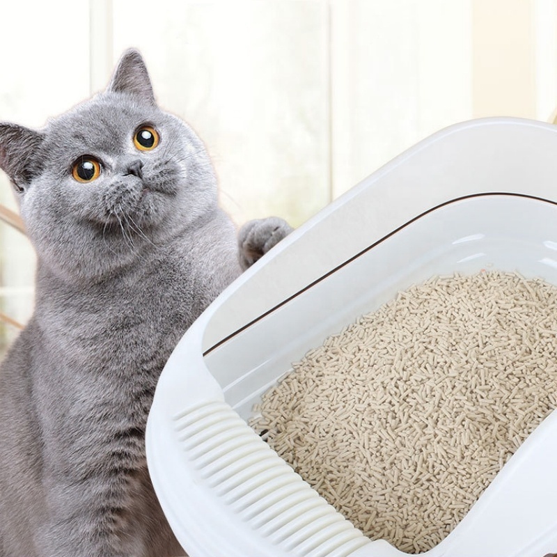 Ultra Absorbent Water Flushable Bentonite Tofu Cat Litter Dust-Free Odor Control Strong Clumping Cat Sand