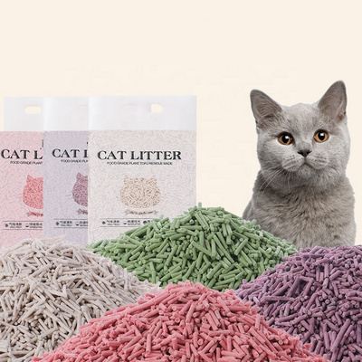 Ultra Absorbent Water Flushable Bentonite Tofu Cat Litter Dust-Free Odor Control Strong Clumping Cat Sand