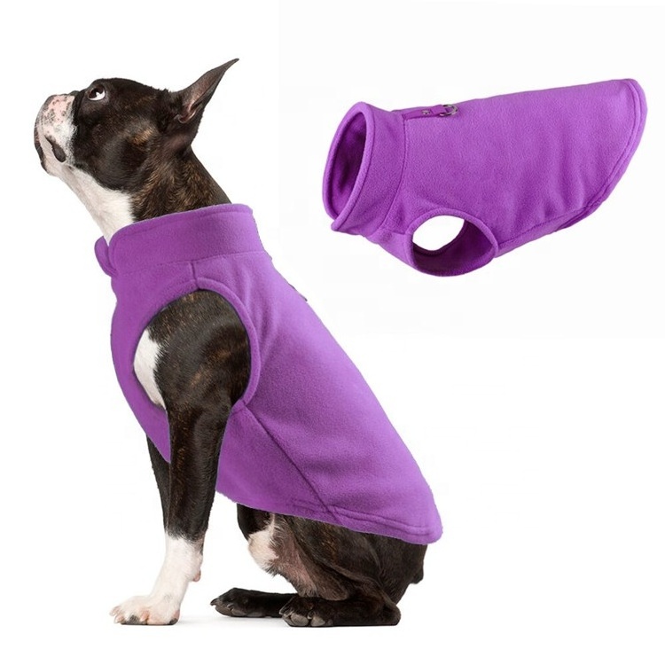 Different sizes dog coat pet dog clothes warm pet winter clothes dog sweater fleece