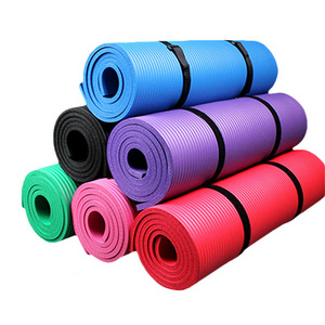 Recycled Yoga Mats Natural Eco Friendly NBR Yoga Mat Custom Printed Logo Fitness Pilates Foldable TPE PVC 6mm Gym Yoga Mat Set