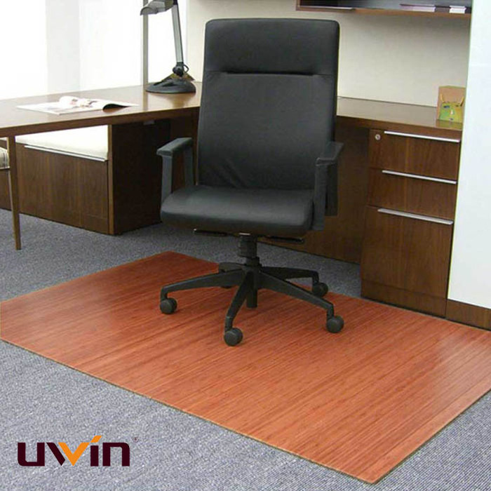 Clear EVA Polycarbonate PVC Office Floor Chair Mats For Carpet