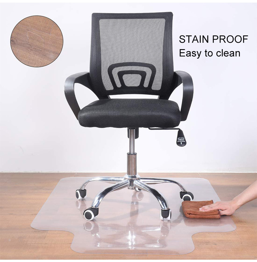 Non-Slip E-Sport Gaming Mat Gaming & Office  Pvc Rectangle Matte Floor Protection Mat Chair Mat