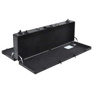 Double Side Open Durable Hard Metal Frame Custom Long Aluminum Gun Carrying Storage Case with Shockproof Pre-cut Padded Foam