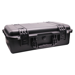 Large Waterproof Military Style Hard Plastic Case With Custom Pluck Foam for Cameras