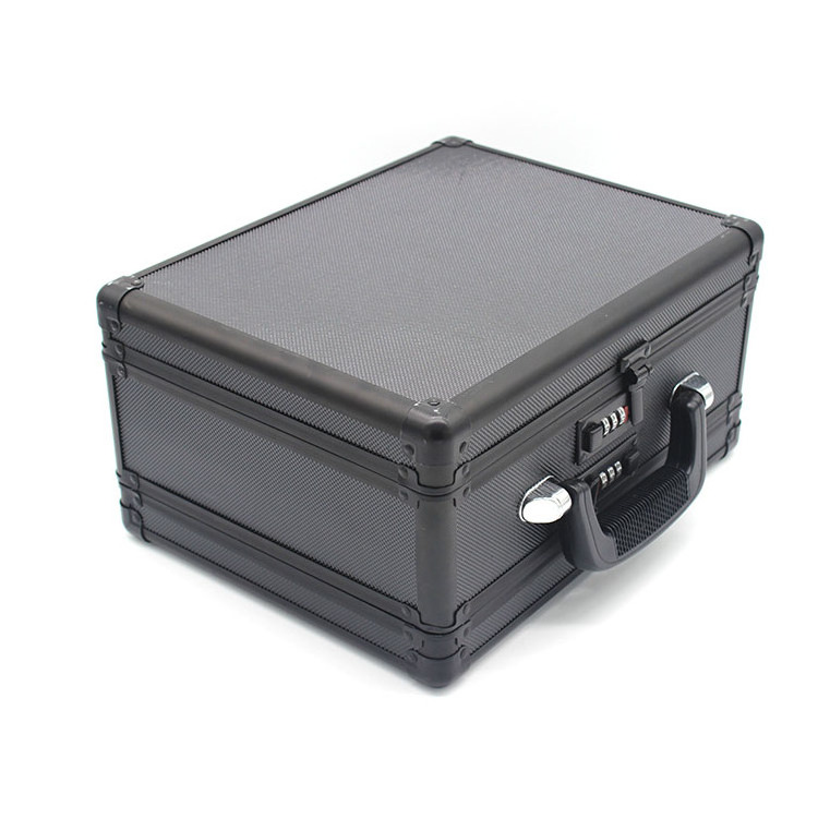 New Double Sided Handgun Deluxe Aluminum Gun Case with 2 Combination Locks