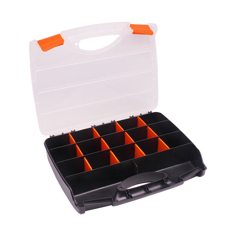 15 Compartments Plastic Organizer Storage Box Plastic Tool Organizer