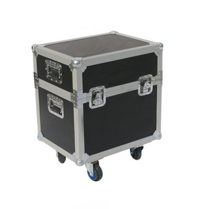 Custom Size Black Color Aluminum Road Case with 1cm Thick Foam Inside for Equipment Carrying