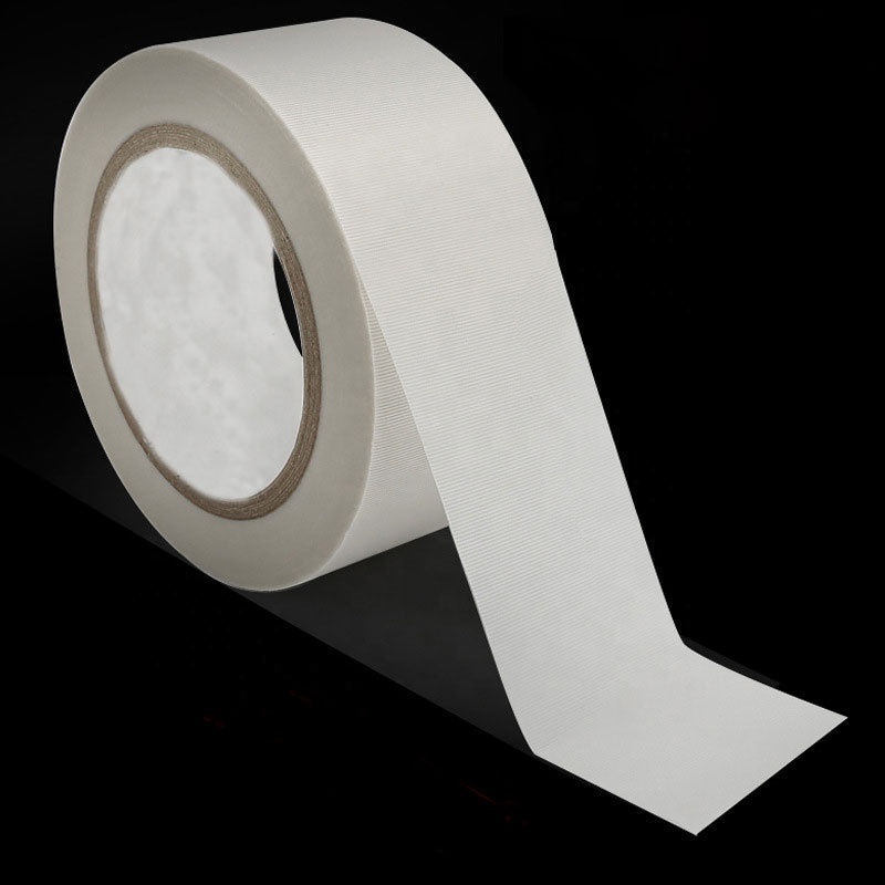 High temperature single sided silicone resin adhesive reinforced glass fiber cloth tape