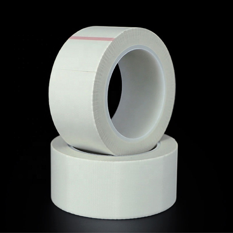 High temperature single sided silicone resin adhesive reinforced glass fiber cloth tape