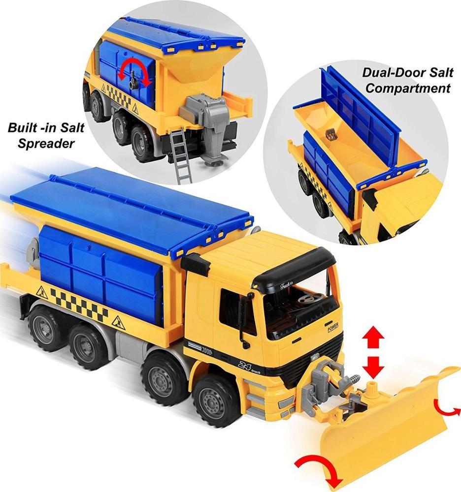 Friction Powered Jumbo Snow Removal Plow Truck Construction Toy Vehicle for Kids