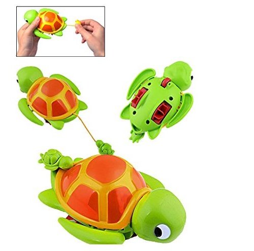 Swimming Wind Up Sea Animals in the Bathtub Windup Motorized Water Toy for Children Kids Toddlers Bath Time Fun