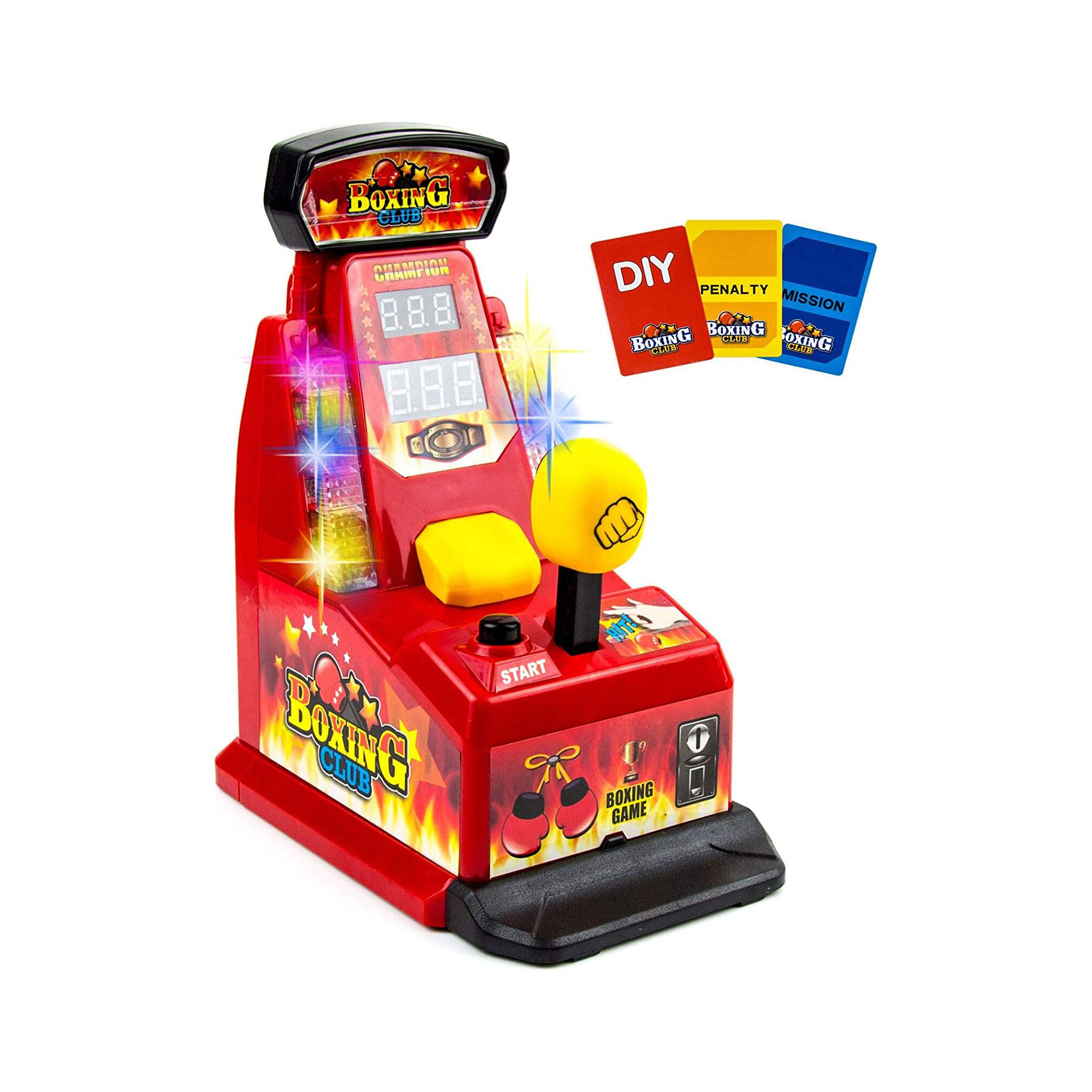 Boxing Club Toy for Girls and Boys Game Fighting Finger Integrator Machine Toys for Show Your Power Birthday  Holiday Gift