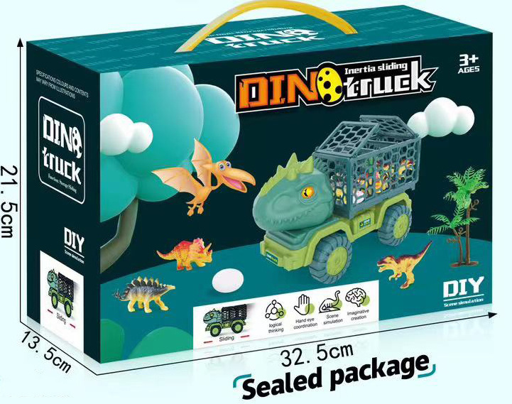 Dinosaur Truck Toys for Kids Tyrannosaurus Car Toy with Dino Figures  Dinosaur Eggs Dinosaur Play Set