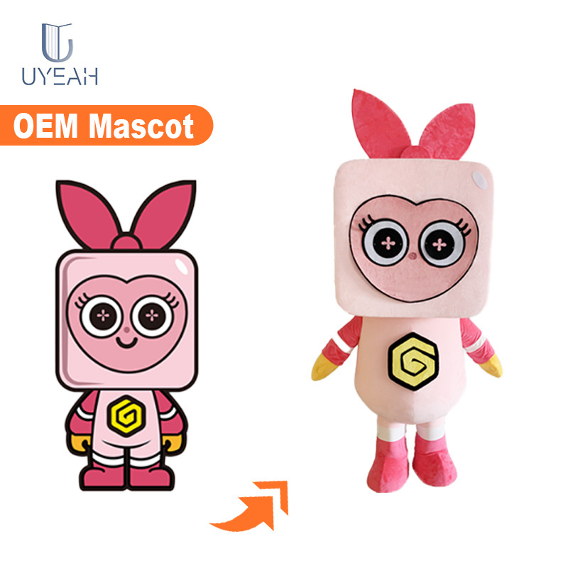 OEM/ODM factory custom robot doll robot mascot human stuffed company gifts big size pluhs toy