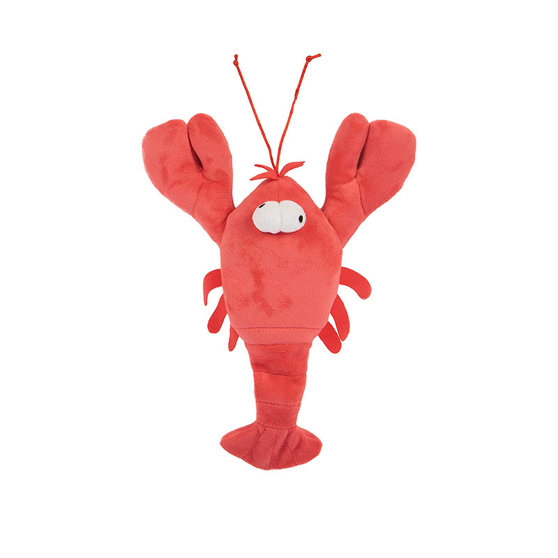 OEM kids red soft plushies crawfish doll stuffed animals custom plush lobster toy