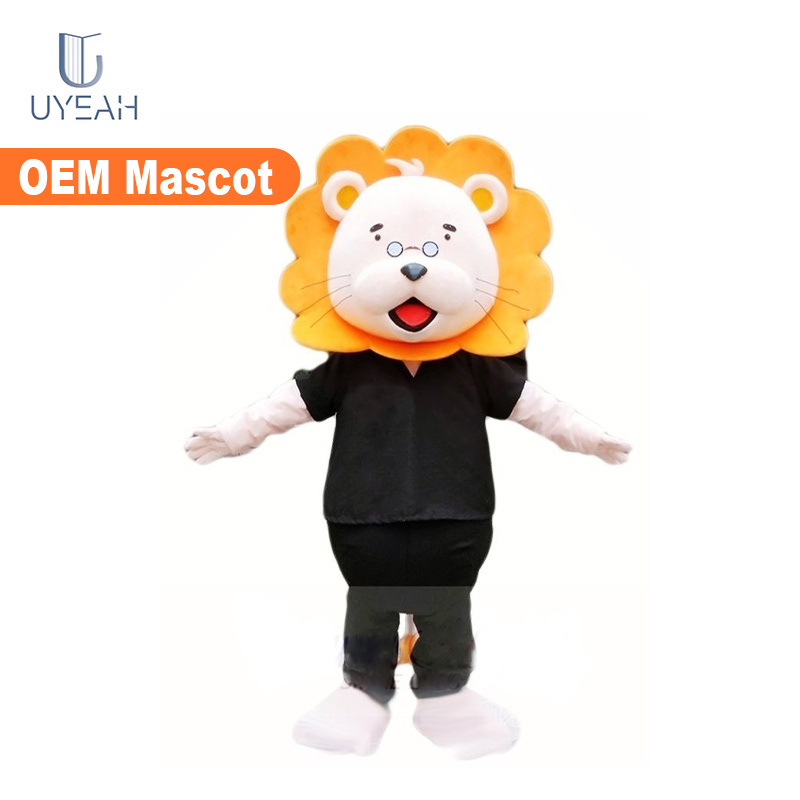 UYEAH custom plush original beast simulation male lion dance mascot costume