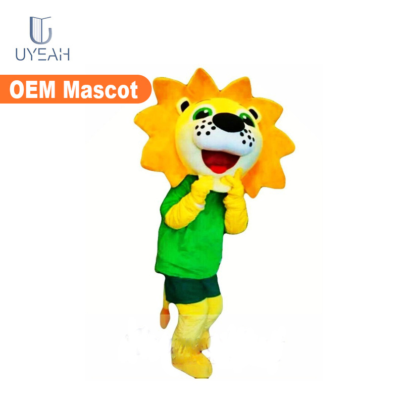 UYEAH custom plush original beast simulation male lion dance mascot costume