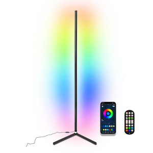 LUXCEO F0102 L Shape Base Remote App Control RGB Corner Light Stick Selfie Photo Booth RGB Color Tube Light with Battery