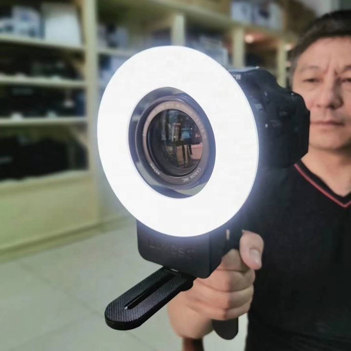 Factory Customized OEM 5.5 Inch Rechargeable Photography Video On Camera LED Ring Light for DSLR Camera