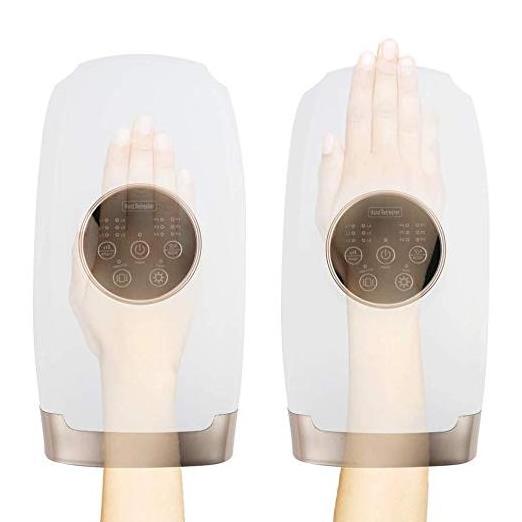 Electric Hand Palm Finger Massager with Air Pressure and Heat Compression Hand Massager