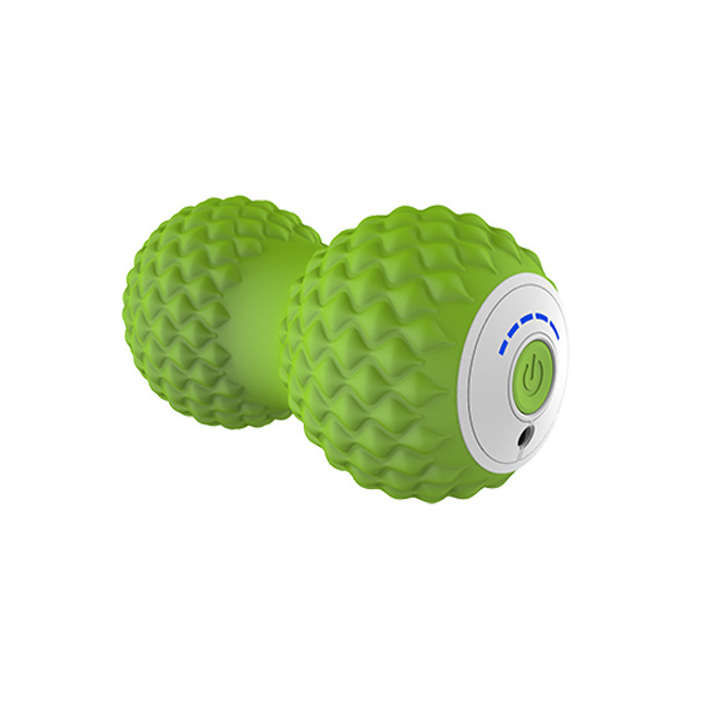 OEM/ODM Yoga Massage Ball Rechargeable Silicone Fitness Exercise Vibrating Peanut Massage Ball