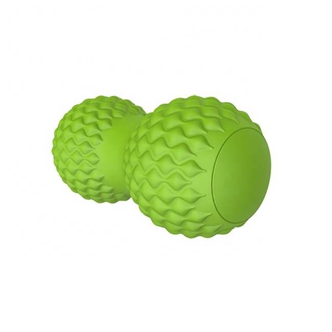 OEM/ODM Yoga Massage Ball Rechargeable Silicone Fitness Exercise Vibrating Peanut Massage Ball