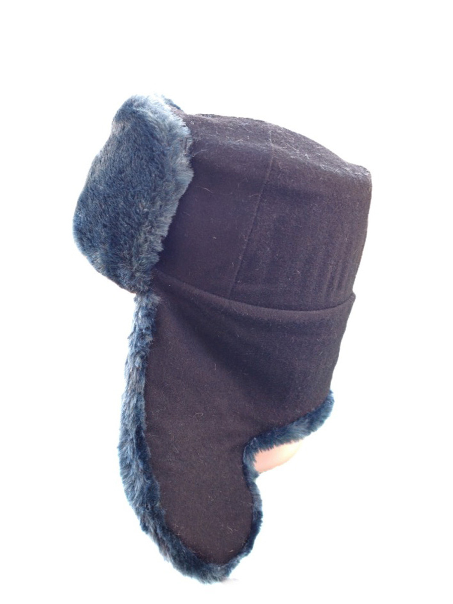 Faux fur hats with ear flaps for men for cold season high quality