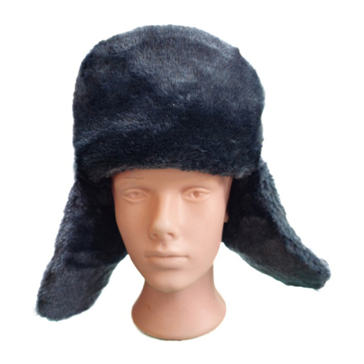 Faux fur hats with ear flaps for men for cold season high quality