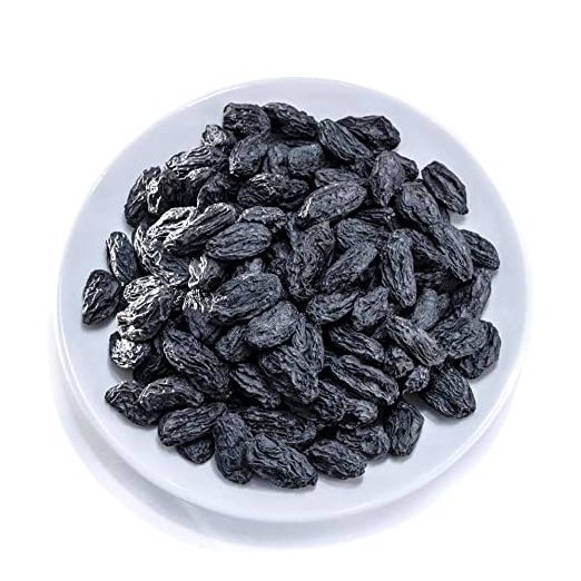 Wholesale High Grade Black Raisins Natural Large and Sweet Dried Fruits from Uzbekistan Black Hybrid Dried Raisins