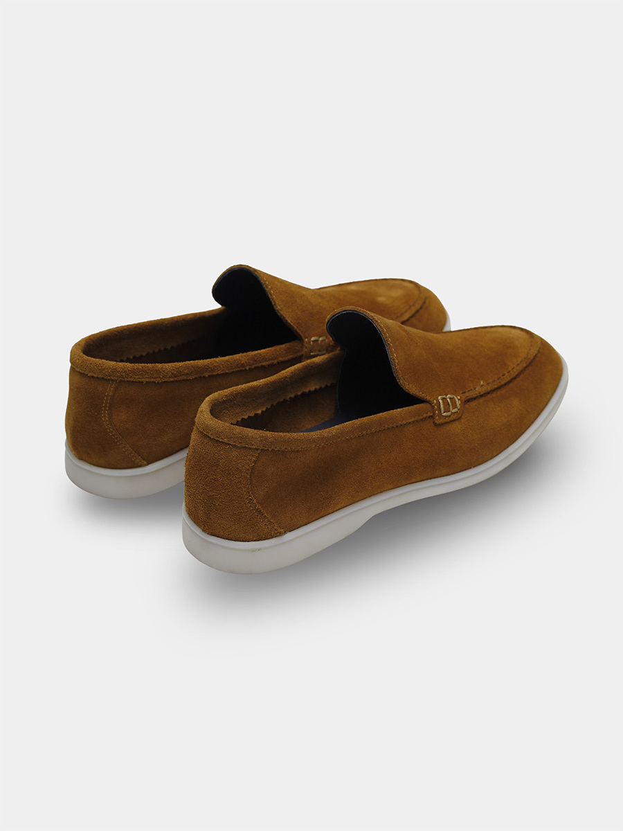 High quality loafers for men brown colour made in Uzbekistan manufacturer price men's shoes