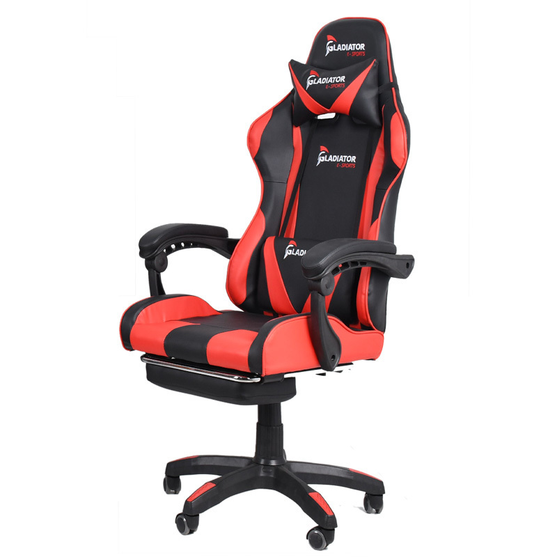 High Back Comfortable Computer Chairs Factory Supply Cheap Racing Leather Gaming Chair with Wheels