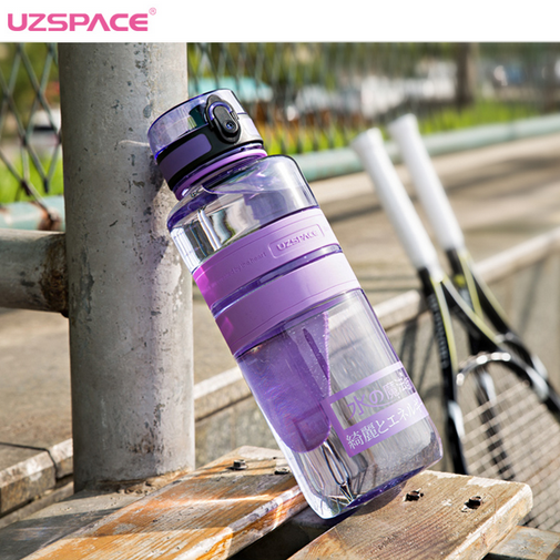 UZSPACE BPA Free Sports Water Bottles, 1500ml Cycling Running Gym Reusable Bottle, Leakproof Drinking Bottle for Adults Kids