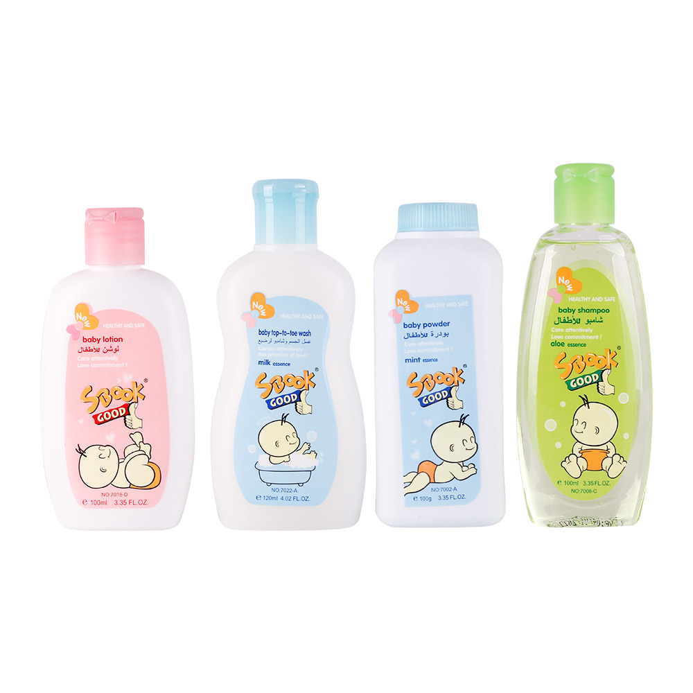 Whole body care and all day comfort private label bath gift set for baby