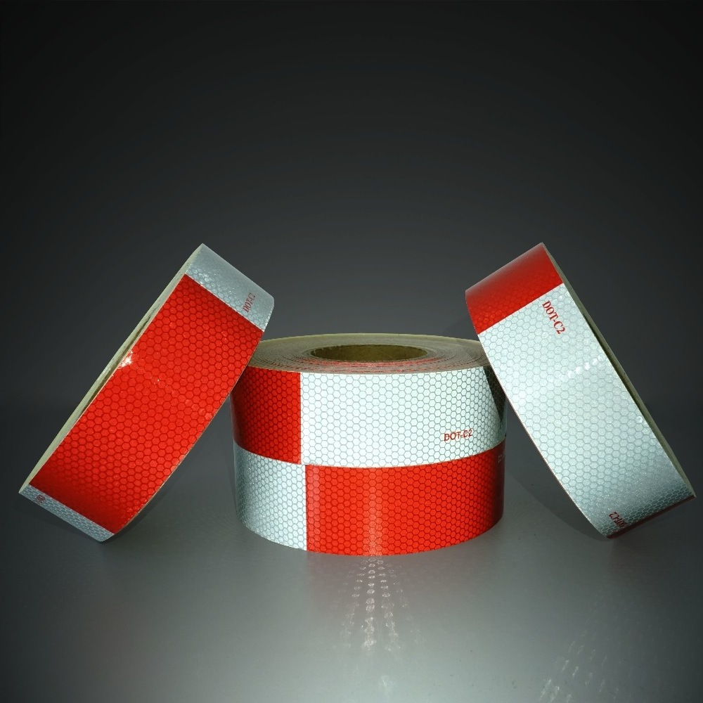 Adhesive Reflectors Reflective Tape for Truck/ Car/ Trailer Reflex Sticker on Tape Reflecting Vinyl Tape